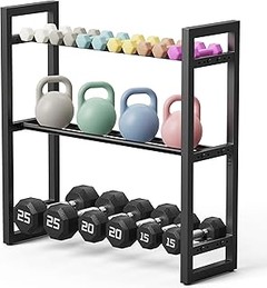 Soluciones creativas para almacenar kettlebells en casa