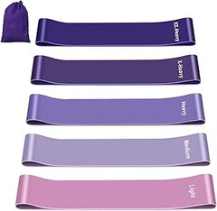 Bandas elásticas para yoga pilates y movilidad en casa