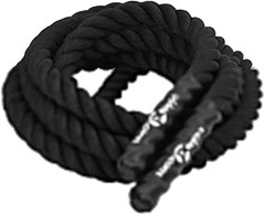 Descubre ejercicios efectivos con cuerdas de batalla para entrenar en casa