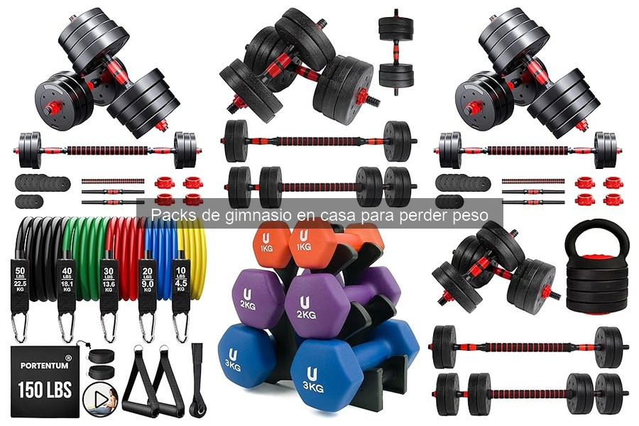 Accesorios en Packs de Gimnasio para Perder Peso en Casa