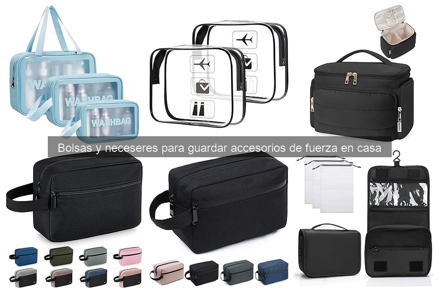 Alternativas a bolsas y neceseres para accesorios de fuerza