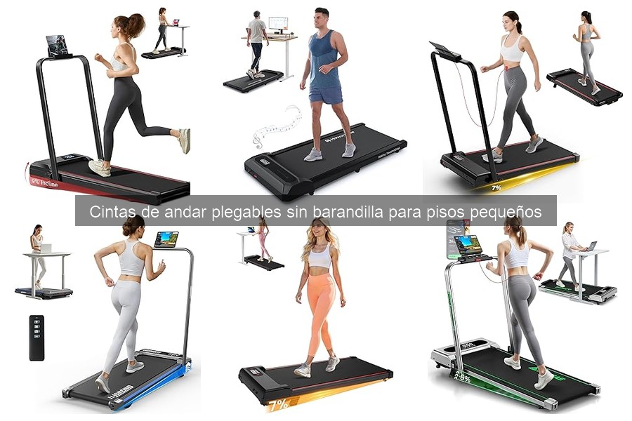 Alternativas a cintas de andar plegables sin barandilla