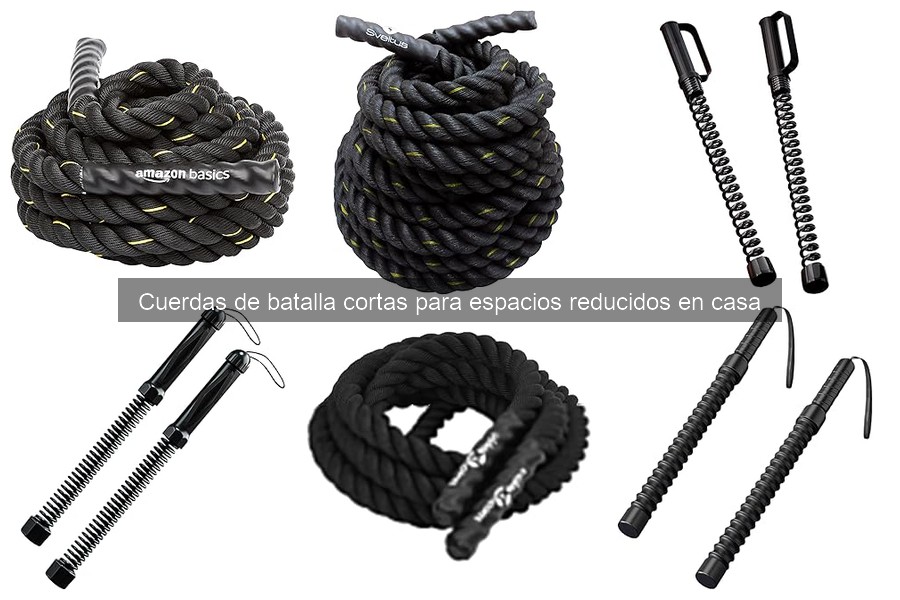 Alternativas a cuerdas de batalla cortas para entrenar en casa
