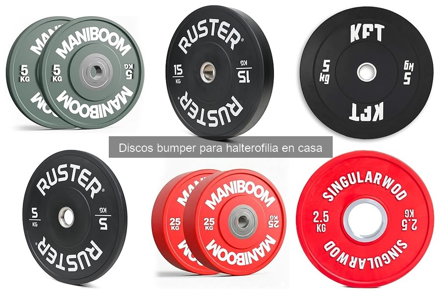 Alternativas a discos bumper para espacios limitados en casa