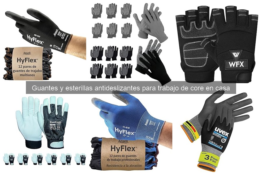 Alternativas a guantes antideslizantes para trabajar el core