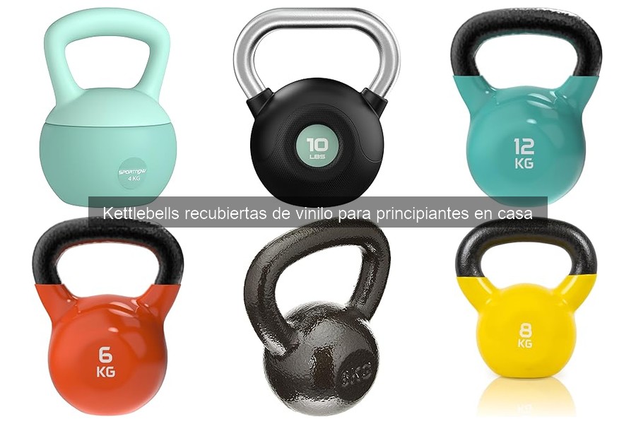 Alternativas a kettlebells recubiertas de vinilo para principiantes