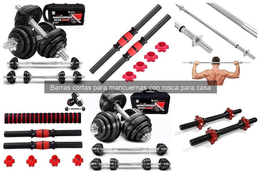 Alternativas a las barras cortas para mancuernas en casa