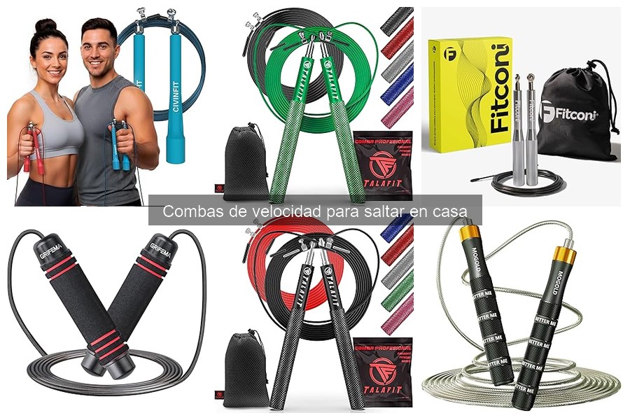 Alternativas a las combas de velocidad para entrenar en casa