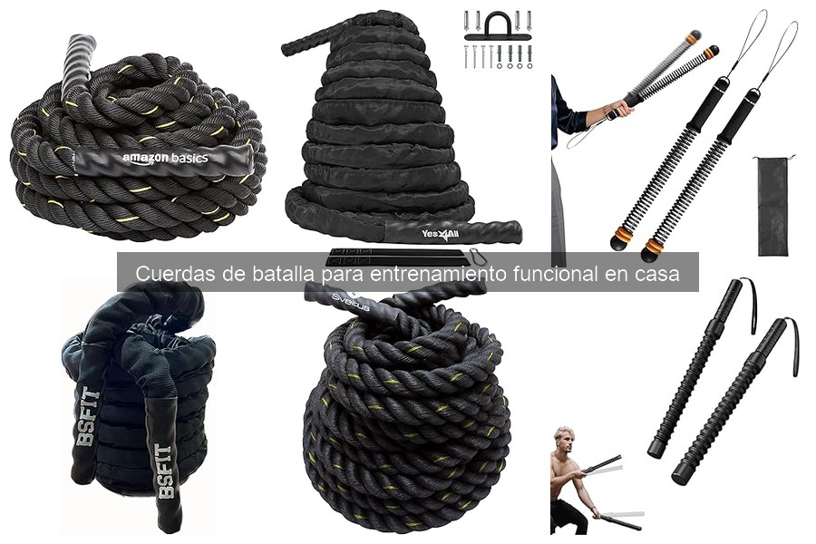 Alternativas a las cuerdas de batalla para entrenamiento funcional
