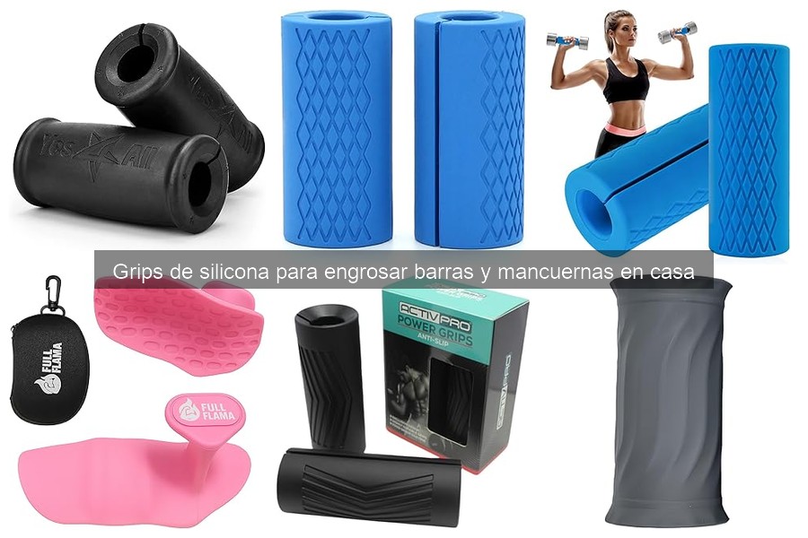 Alternativas a los grips de silicona para mancuernas
