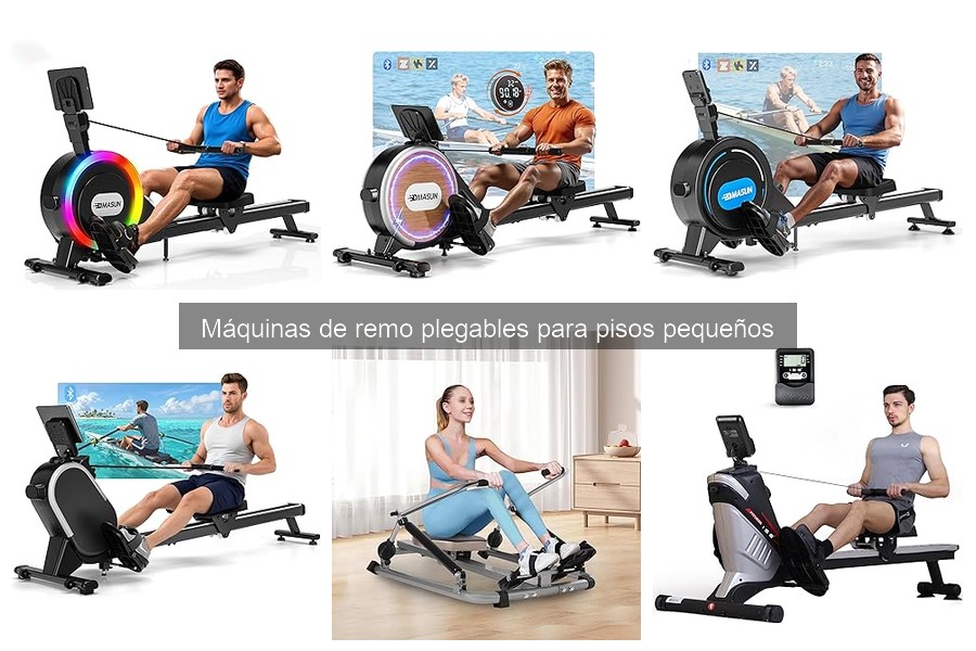 Alternativas a máquinas de remo plegables para espacios pequeños