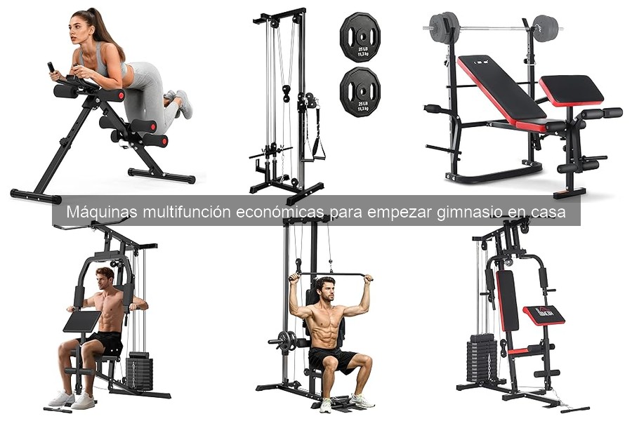 Alternativas a máquinas multifunción económicas para tu gimnasio en casa