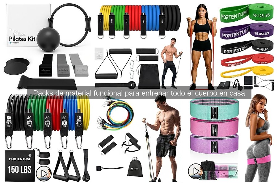 Alternativas a Packs de Material Funcional para Entrenar en Casa