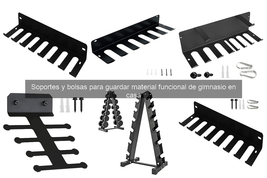 Alternativas a soportes para material de gimnasio en casa
