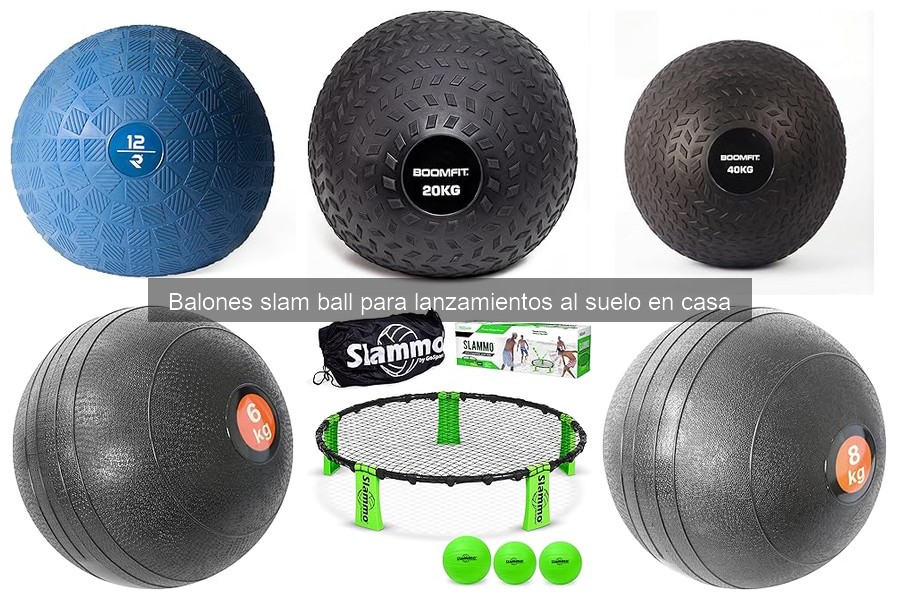 Alternativas al slam ball para entrenar en casa