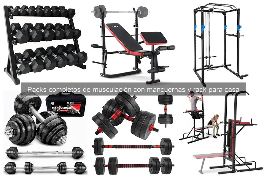 Alternativas compactas a packs de musculación para casa