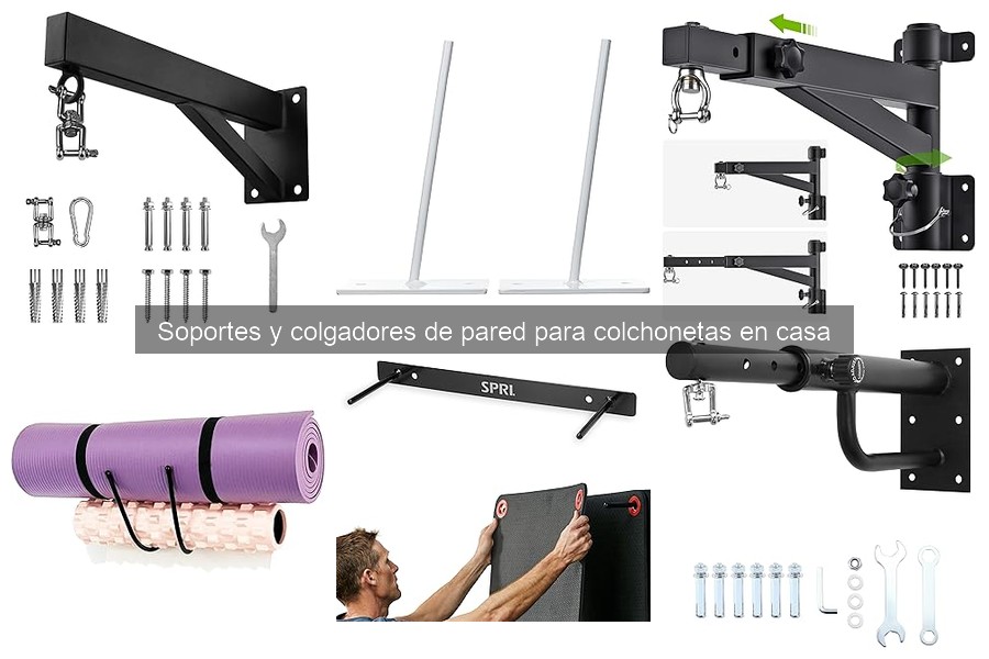 Alternativas creativas a soportes de colchonetas en casa