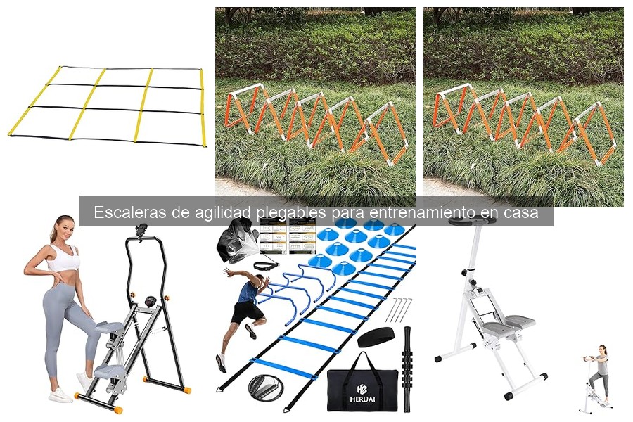Aprende qué es una escalera de agilidad plegable