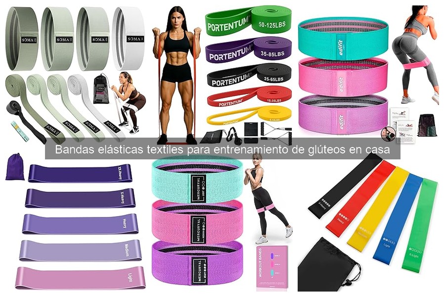 Bandas Elásticas Textiles: Entrenamiento Efectivo de Glúteos