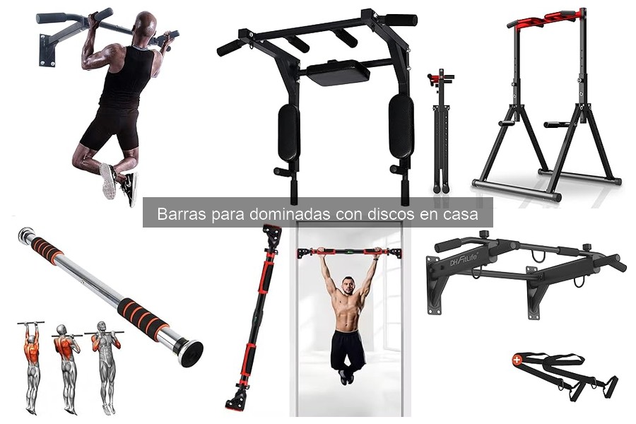 Barras para dominadas con discos: ¿Qué son y sus características?