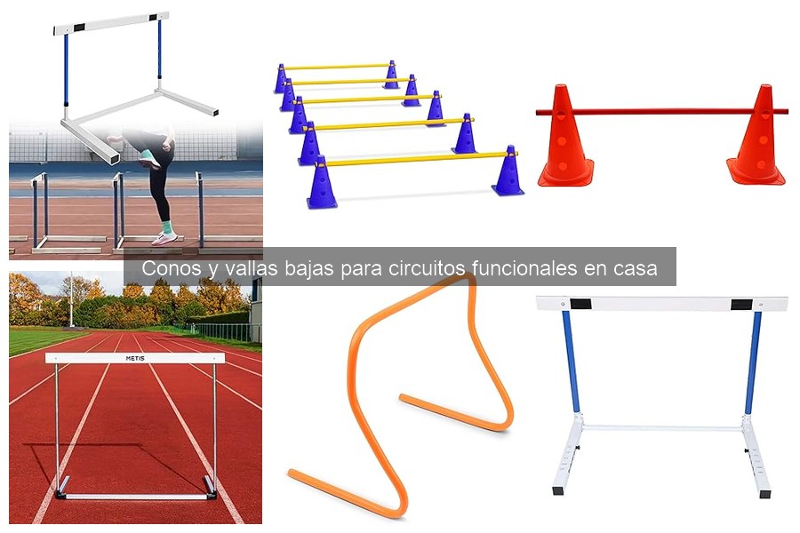 Beneficios de Conos y Vallas Bajas en el Entrenamiento en Casa