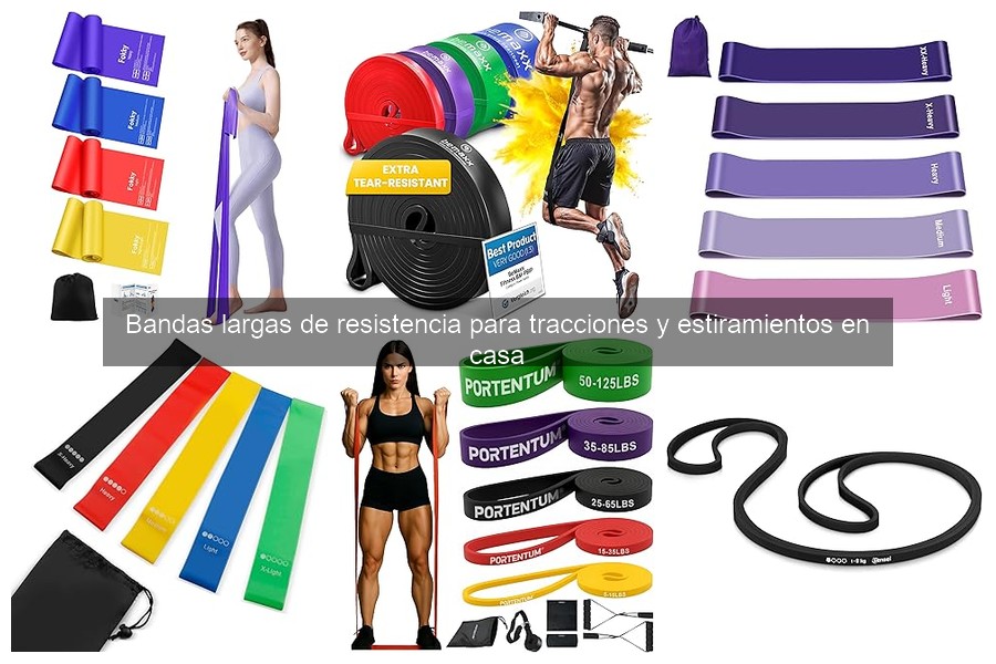 Beneficios de las bandas largas de resistencia para estiramientos