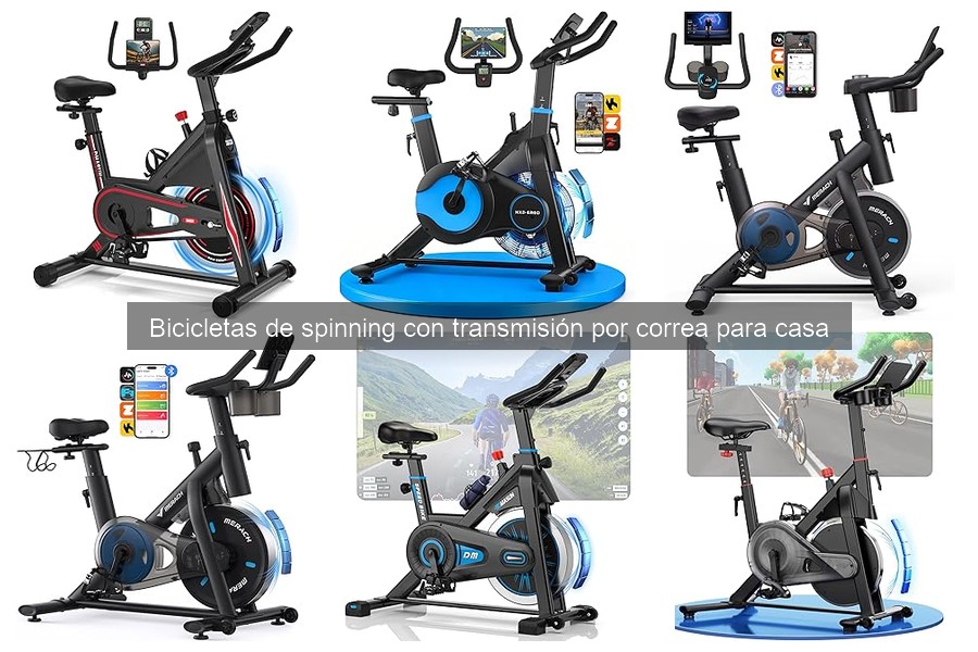 Beneficios de las bicicletas de spinning con transmisión por correa