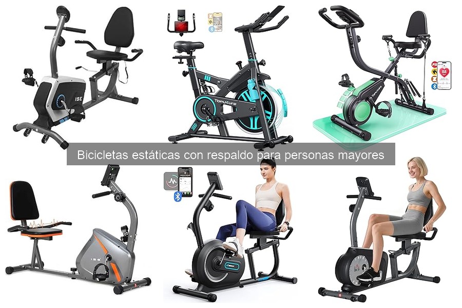 Beneficios de las bicicletas estáticas con respaldo para mayores