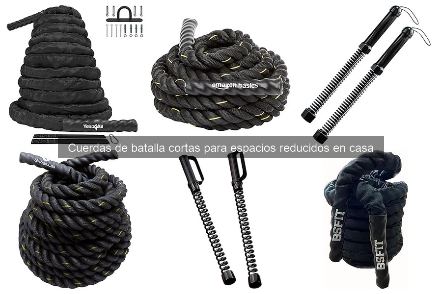 Beneficios de las cuerdas de batalla cortas en espacios pequeños