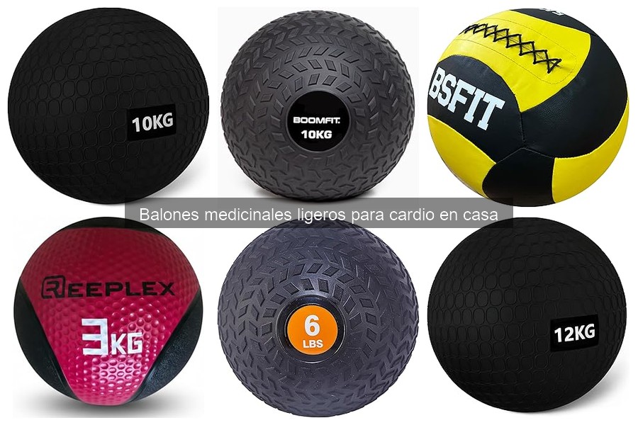 Beneficios de los balones medicinales ligeros para cardio