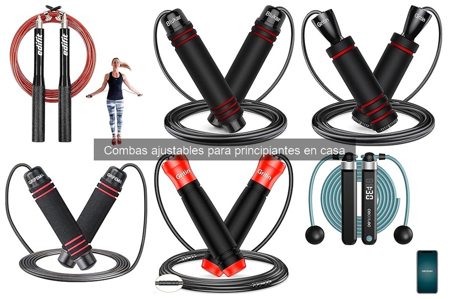 Beneficios de usar combas ajustables para principiantes en casa