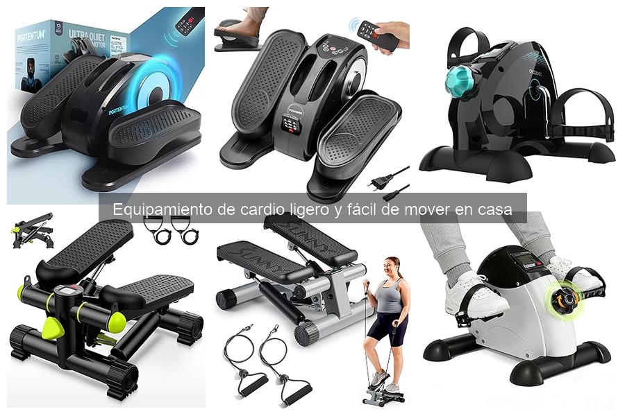 Beneficios del equipamiento de cardio ligero en casa