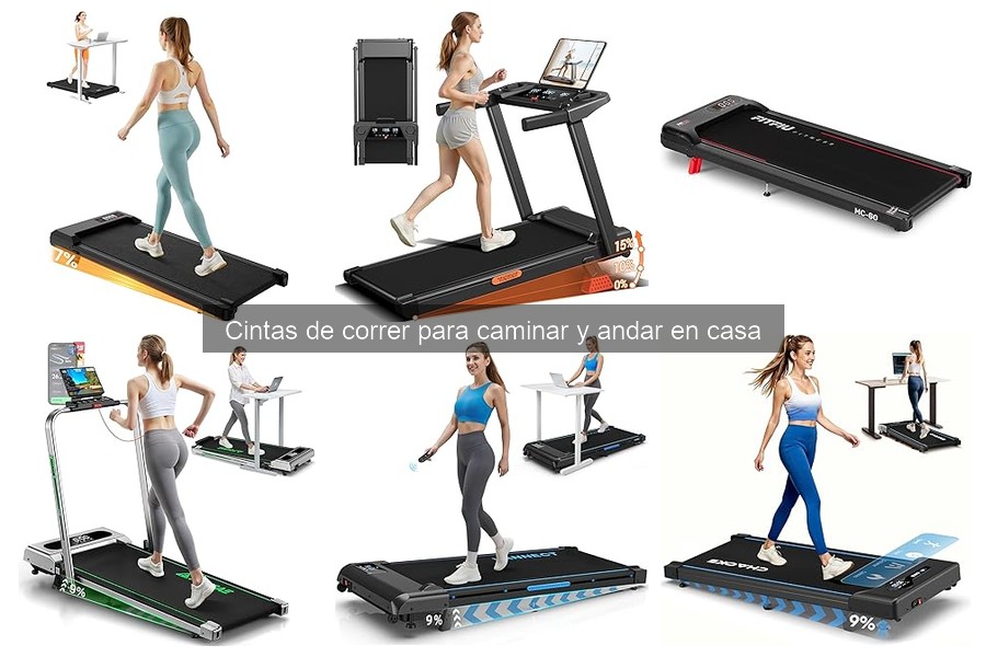 Características esenciales de cintas de correr para caminar