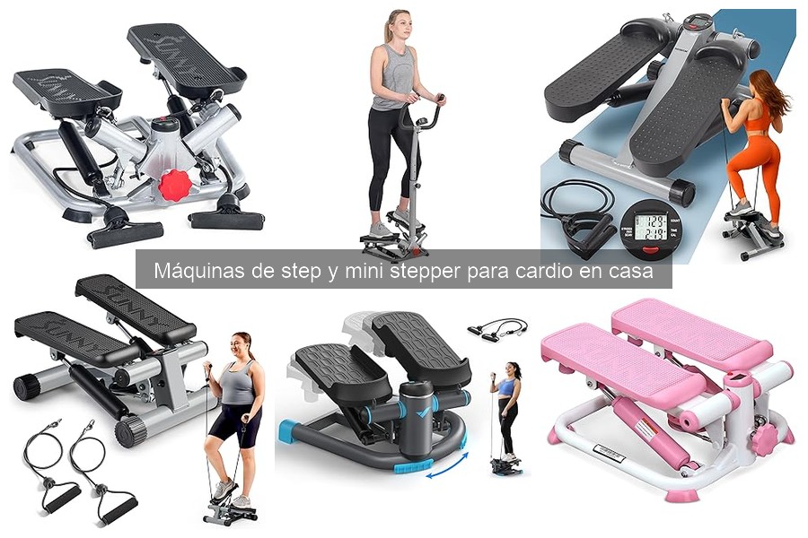 Características esenciales en máquinas de step para principiantes