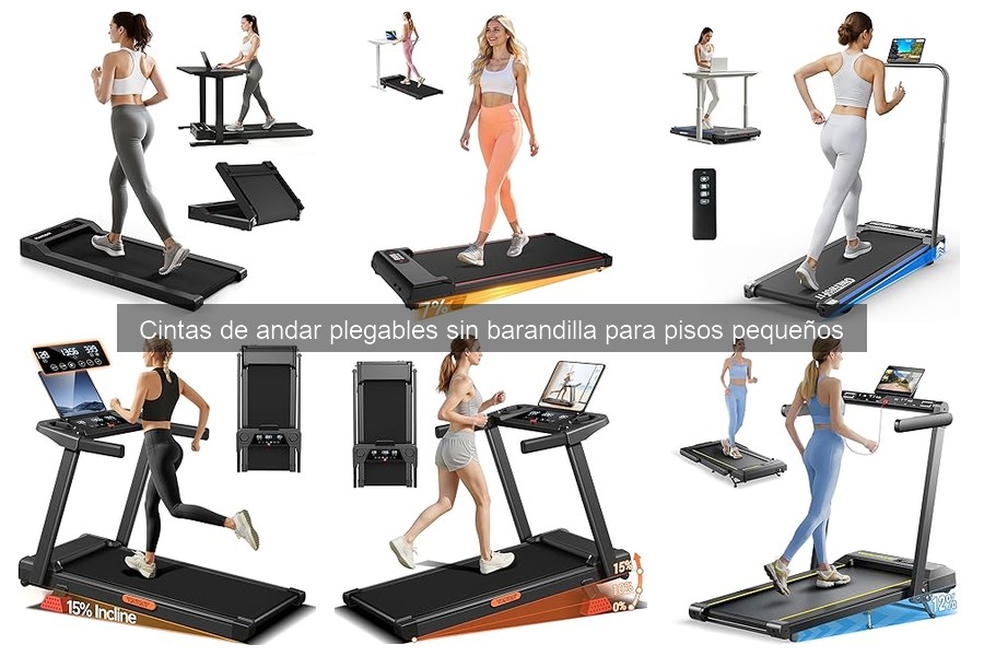 Cintas de andar plegables sin barandilla: mejores opciones