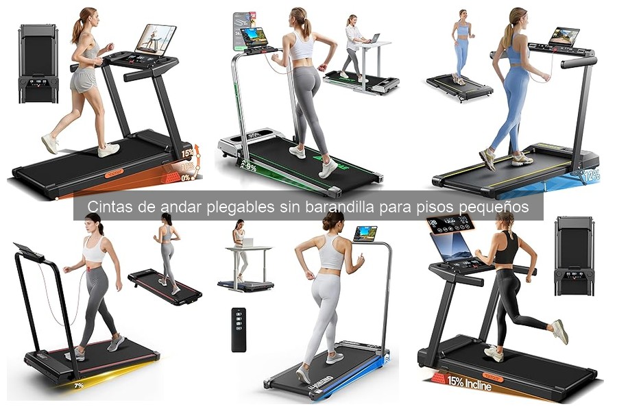 Cintas de andar plegables sin barandilla: ¿son efectivas para perder peso?