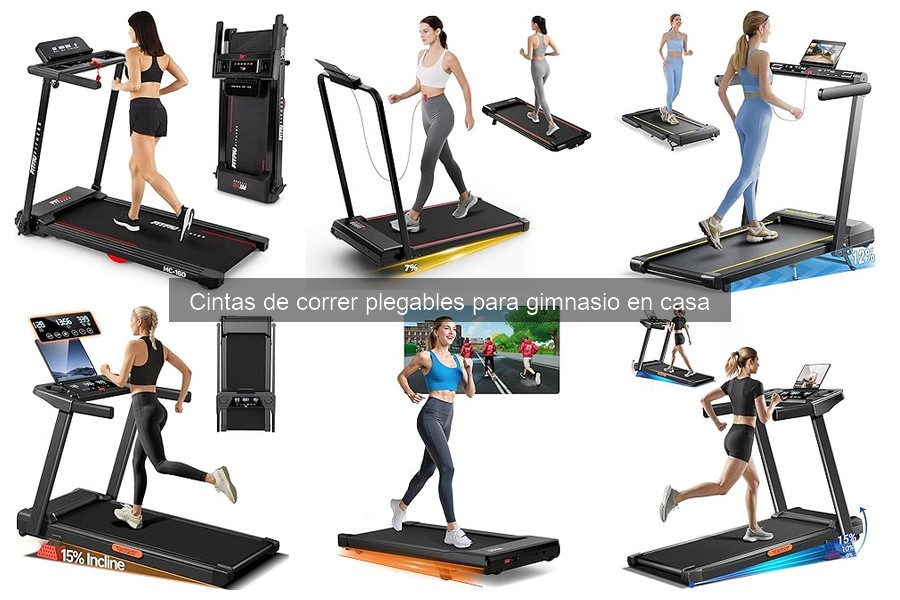 Cintas de correr plegables para espacios reducidos en casa