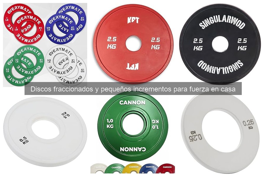 ¿Cómo afectan los discos fraccionados a tu progresión en el entrenamiento?