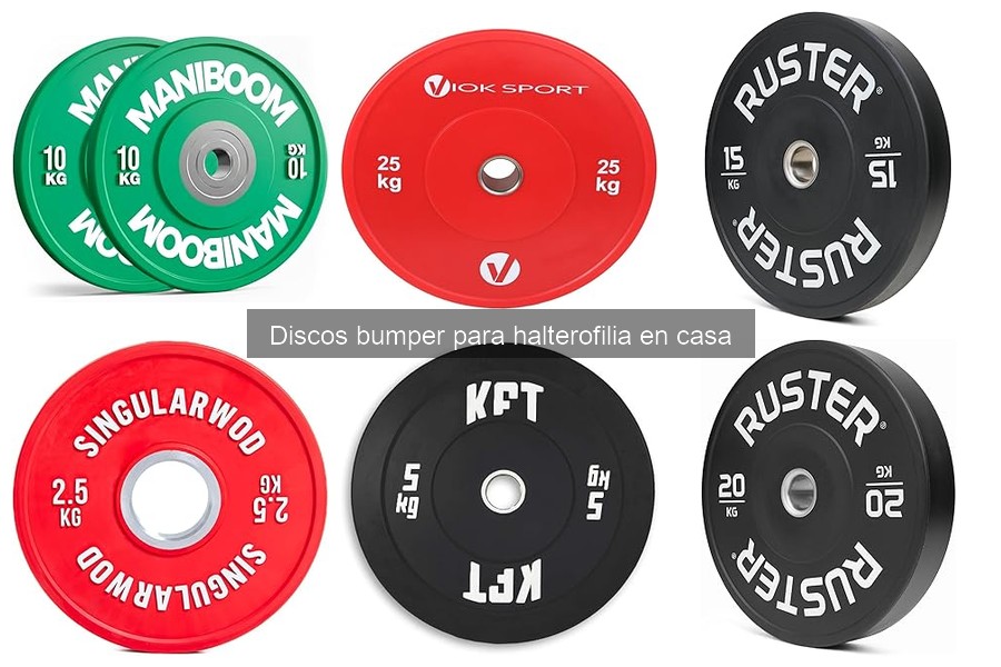 Cómo elegir discos bumper para halterofilia en casa