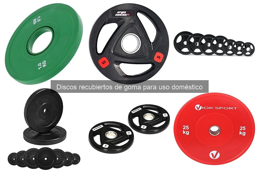 ** Cómo elegir discos recubiertos de goma para tu gimnasio en casa