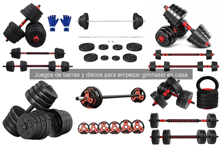 Cómo elegir el mejor juego de barras y discos para tu gimnasio