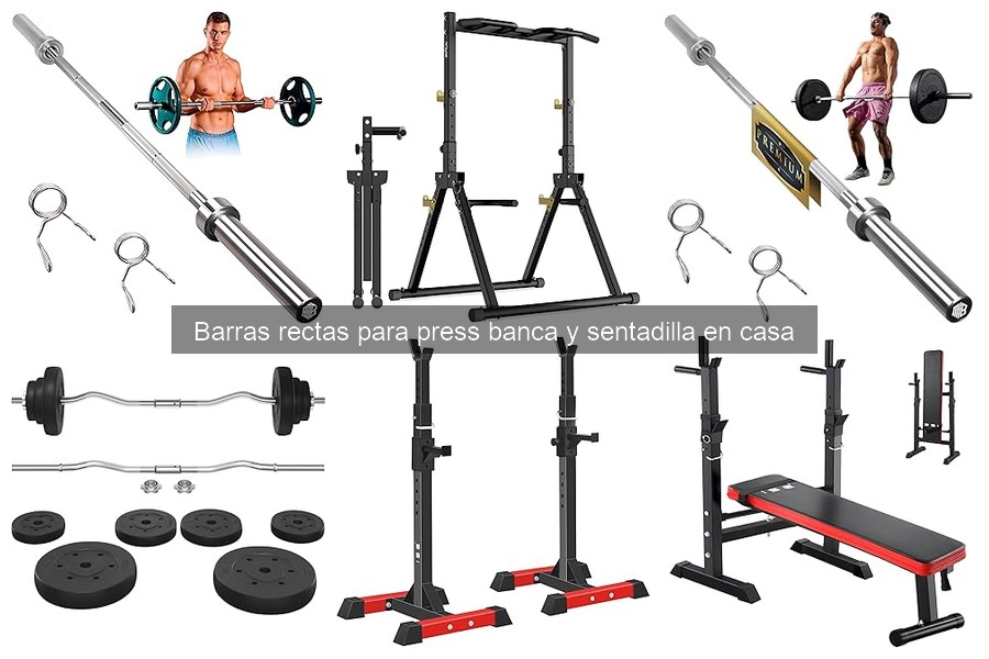 Cómo elegir la barra recta ideal para press banca en casa
