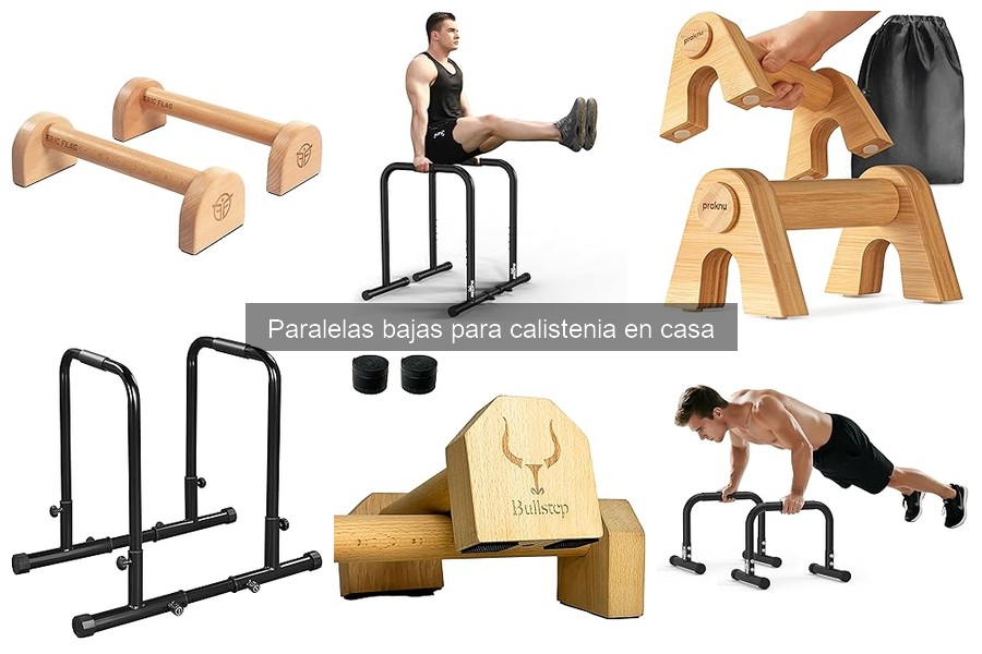Cómo elegir paralelas bajas para calistenia según tu espacio