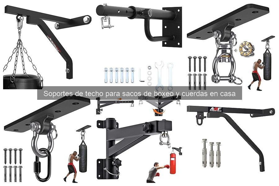 Cómo instalar un soporte de techo para saco de boxeo