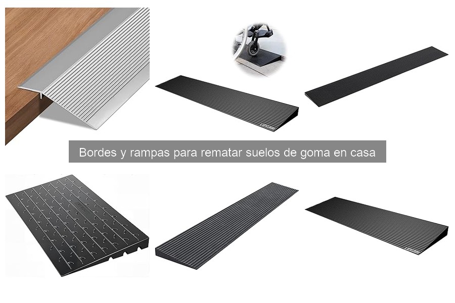 Cómo limpiar y mantener bordes y rampas para suelos de goma