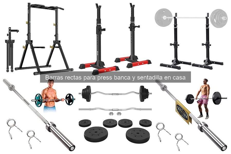 Cómo mantener las barras rectas para press banca en casa