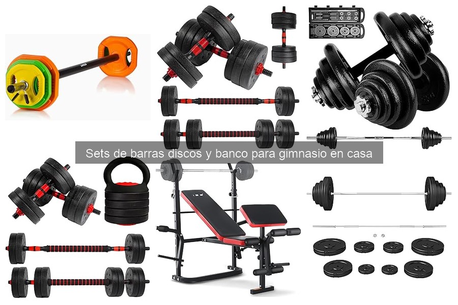 Cómo mantener sets de barras y discos para gimnasio en casa