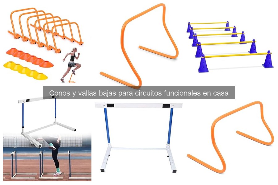 Cómo usar conos y vallas bajas en circuitos funcionales