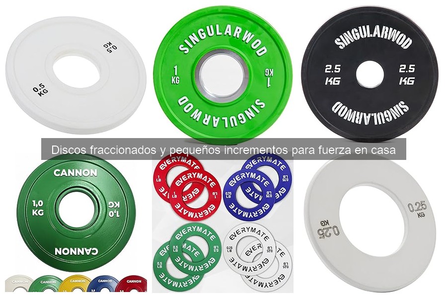 Cómo usar discos fraccionados en tu rutina de entrenamiento