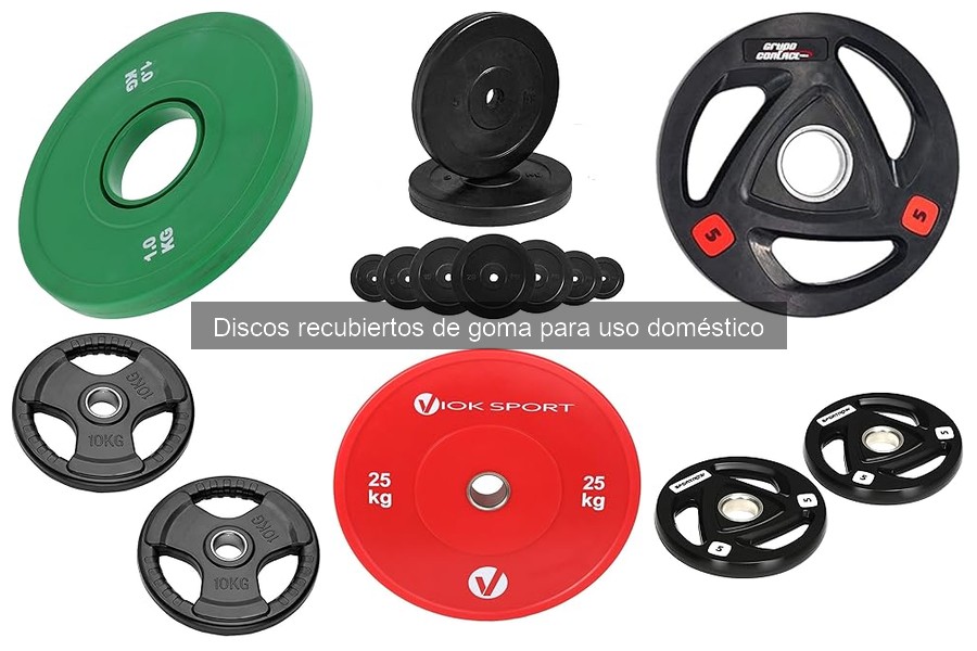 Cómo usar discos recubiertos de goma en casa correctamente